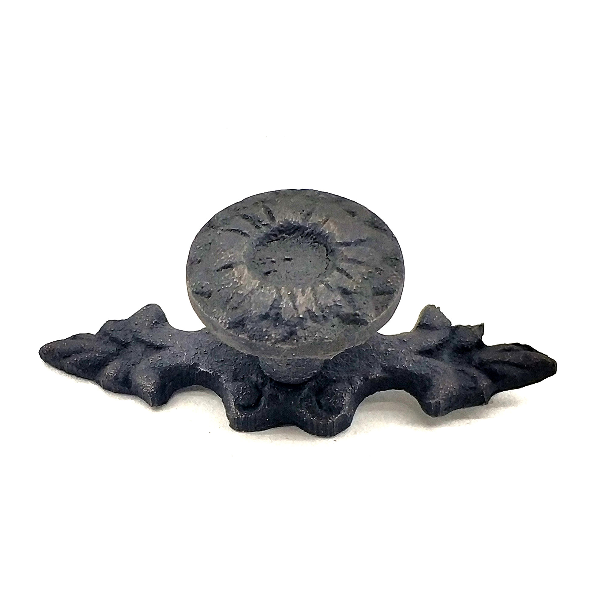 Evimdeyokyok Antika Tarz Dekoratif Pirinç Çiçek Düğme - 20X53 Mm, Oksit Tdrtr