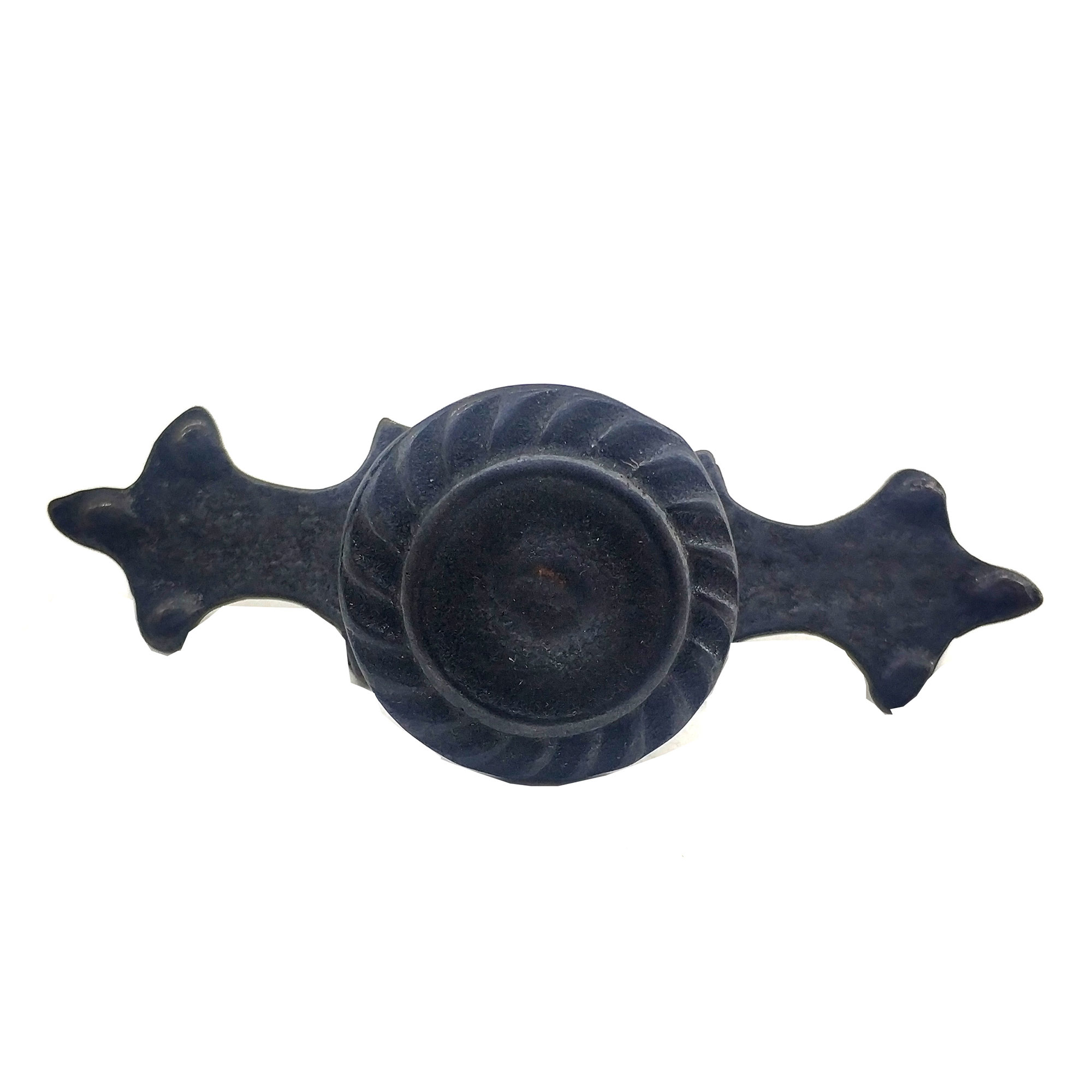 Antika Tarz Dekoratif Pirinç Çizgili Düğme - 35x100 mm, Büyük, Ok