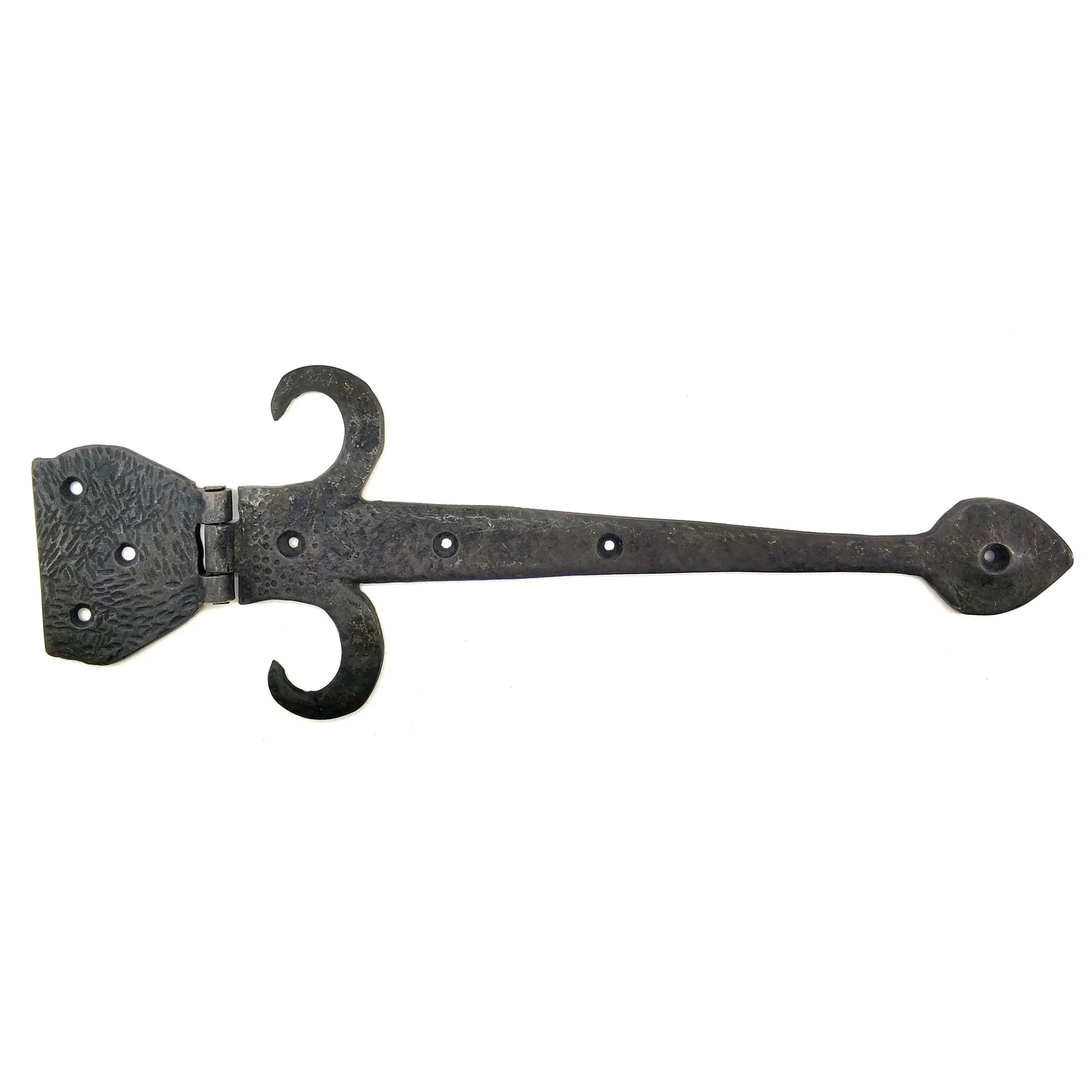 Antika Tarz Dekoratif Pirinç Kuyruklu Çanak Menteşe - 137x390 Mm,