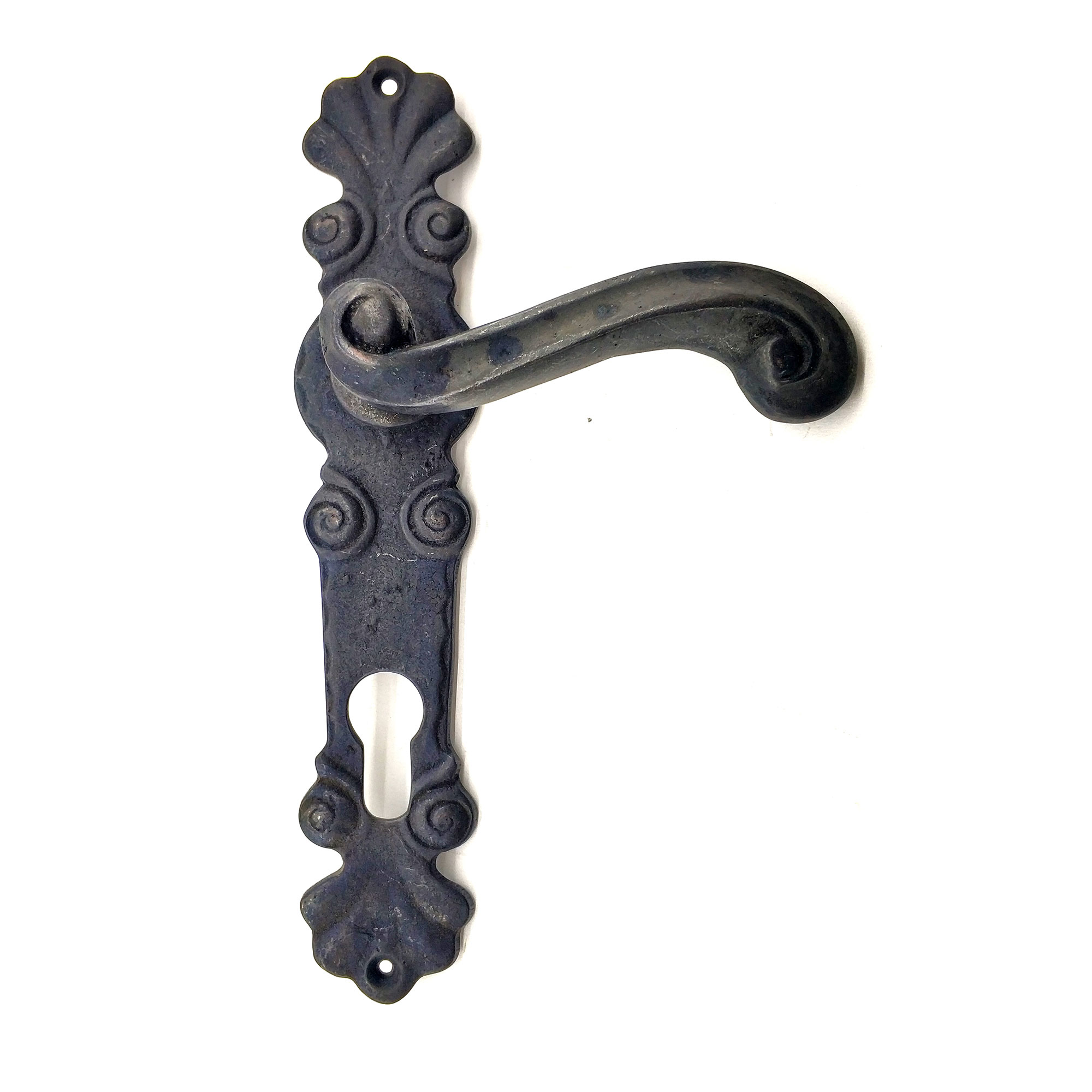 Antika Tarz Dekoratif Pirinç Okyanus Banyo Kapı Kolu - 230x46 mm,