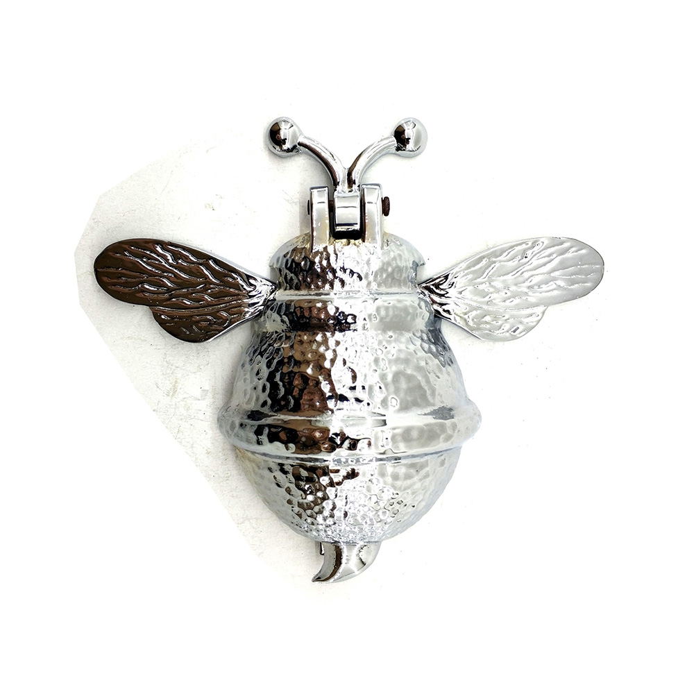 Antika Tarz Dekoratif Pirinç Arı Kapı Tokmağı, Taktak - Büyük, 16