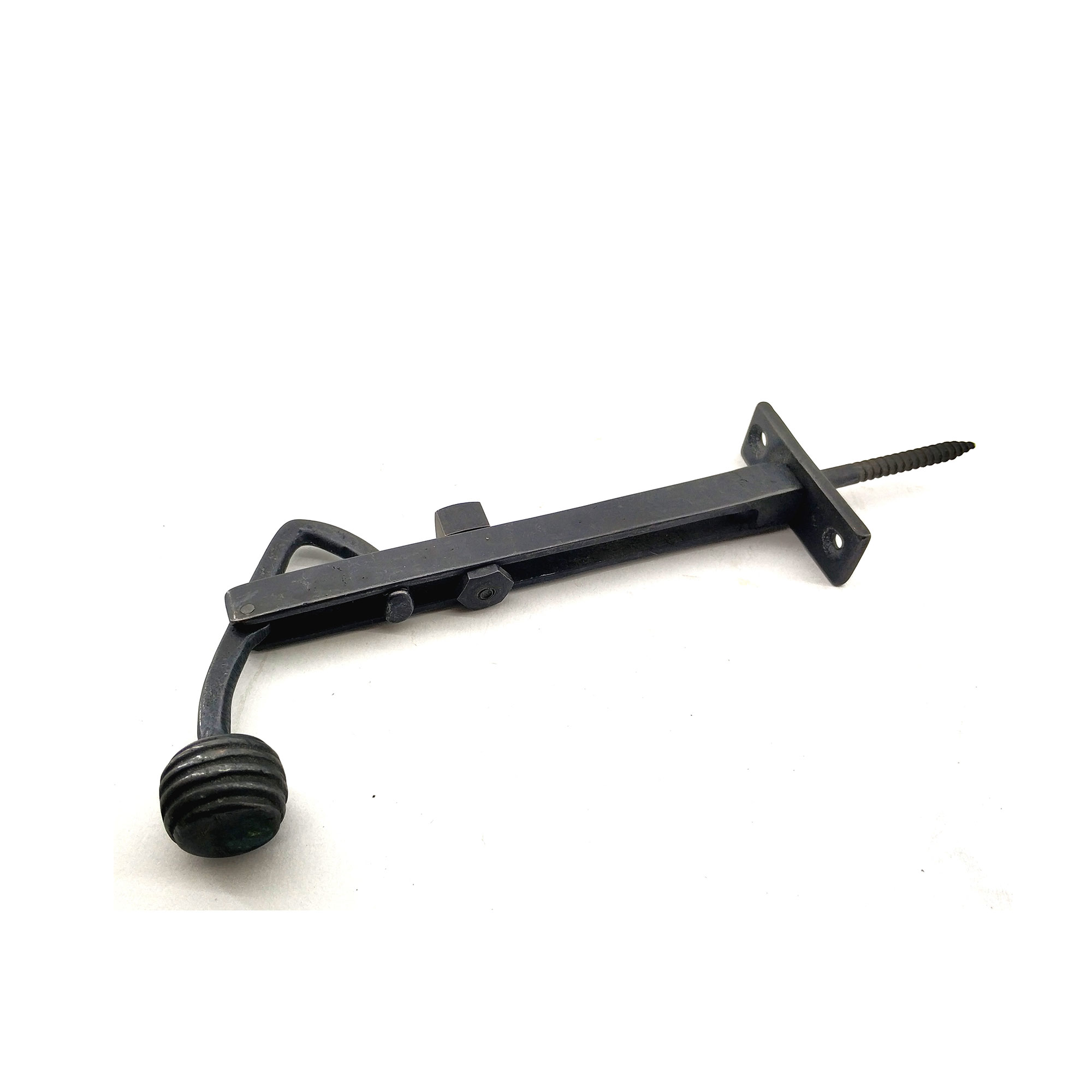 Antika Tarz Dekoratif Pirinç Ayarlı Panjur Stoperi - 150x55 mm, O