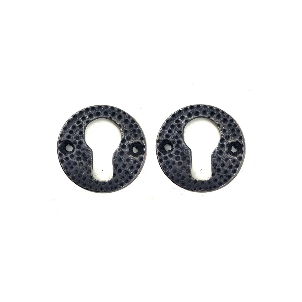 Antika Tarz Dekoratif Pirinç Oda Kilit Rozeti - 49mm, Oksit Antika Tarz Dekoratif Pirinç Oda Kilit Rozeti - 49mm, Oksit