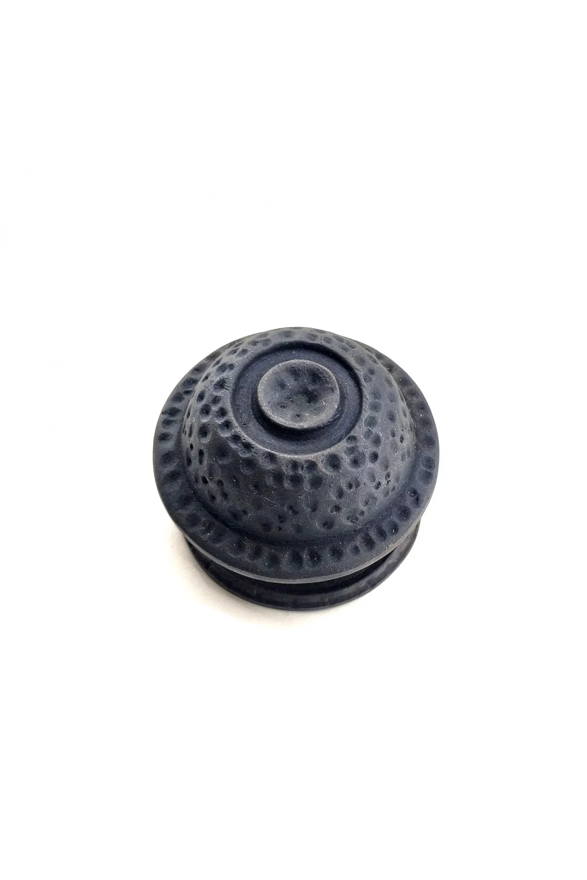 Antika Tarz Dekoratif Pirinç Gözlü Kapı Tokmağı - 78mm Çap, Oksit