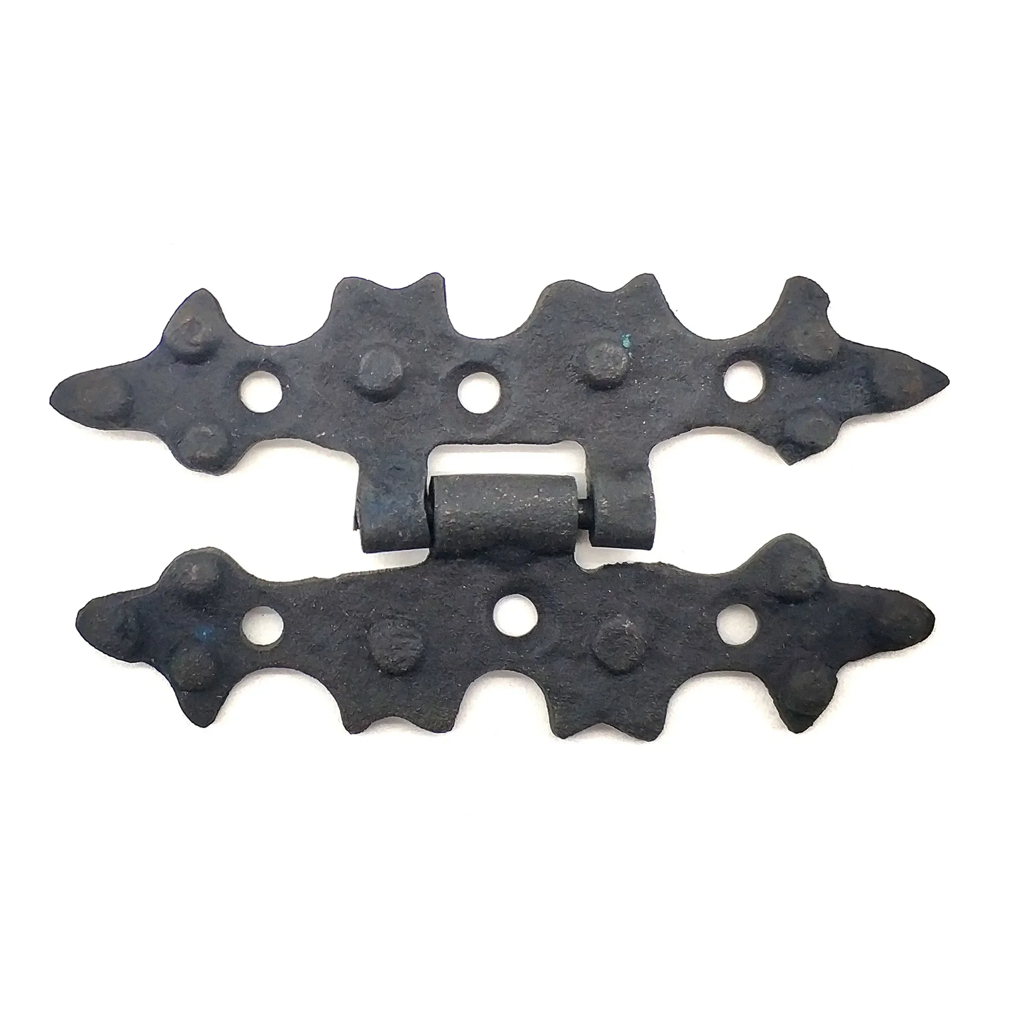 Antika Tarz Dekoratif Pirinç Yıldız Menteşe - 84x44 mm, Oksit Antika Tarz Dekoratif Pirinç Yıldız Menteşe - 84x44 mm, Oksit