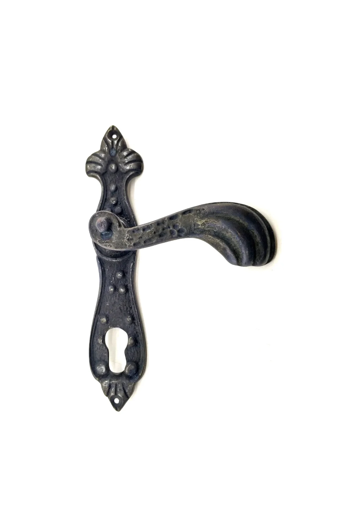 Antika Tarz Dekoratif Pirinç Mevlana Yale Kapı Kolu - 228x48 Mm, 