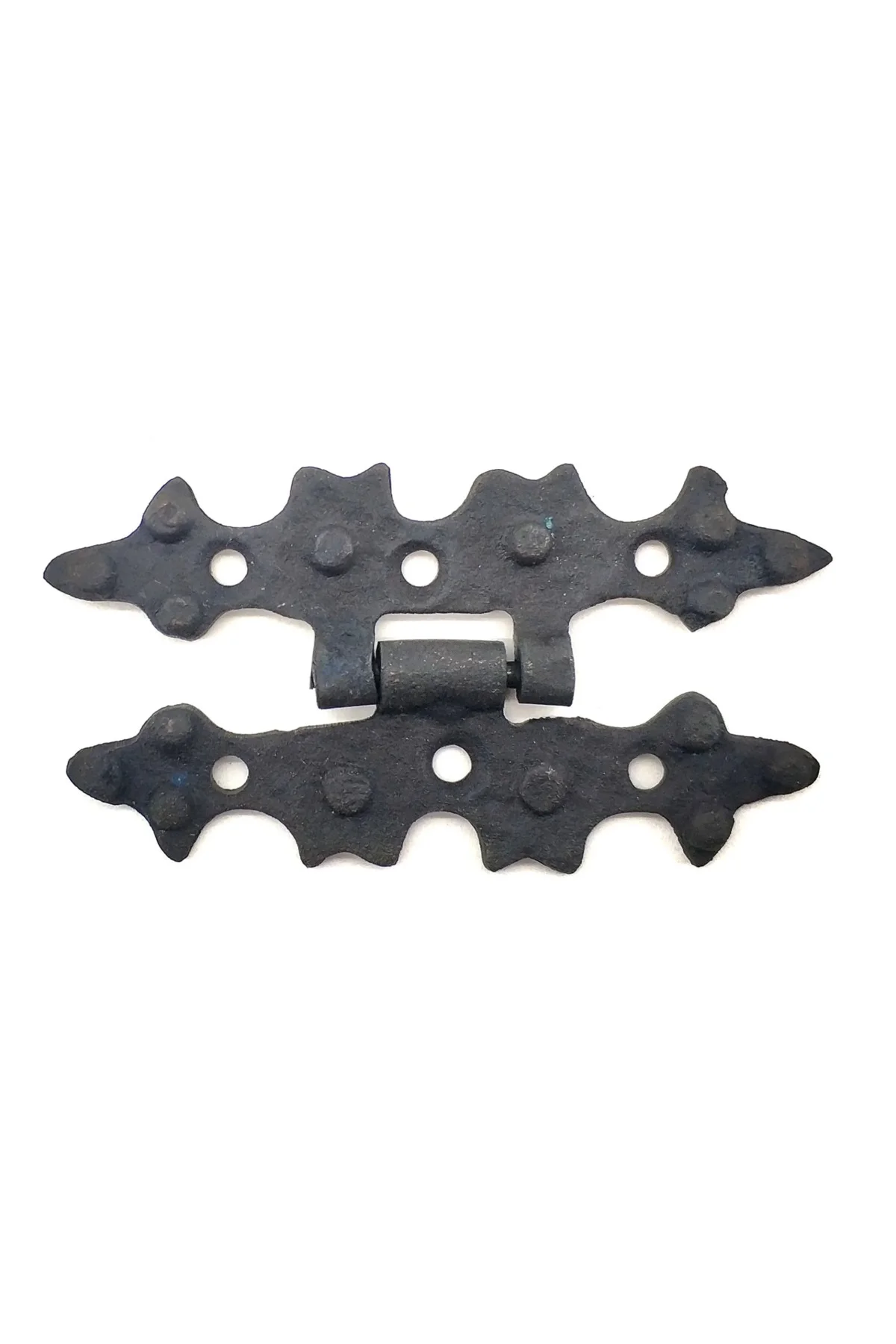 Antika Tarz Dekoratif Pirinç Yıldız Menteşe - 84x44 Mm, Oksit