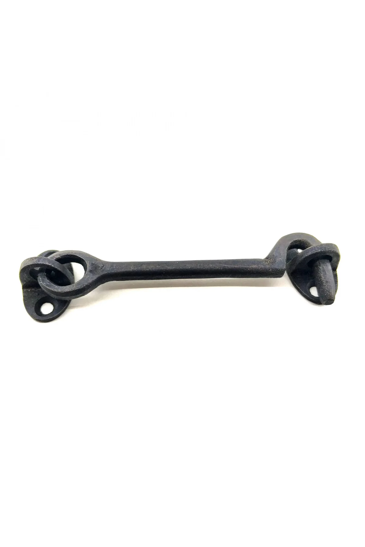 Antika Tarz Dekoratif Pirinç Çengeli - 13cm, Oksit