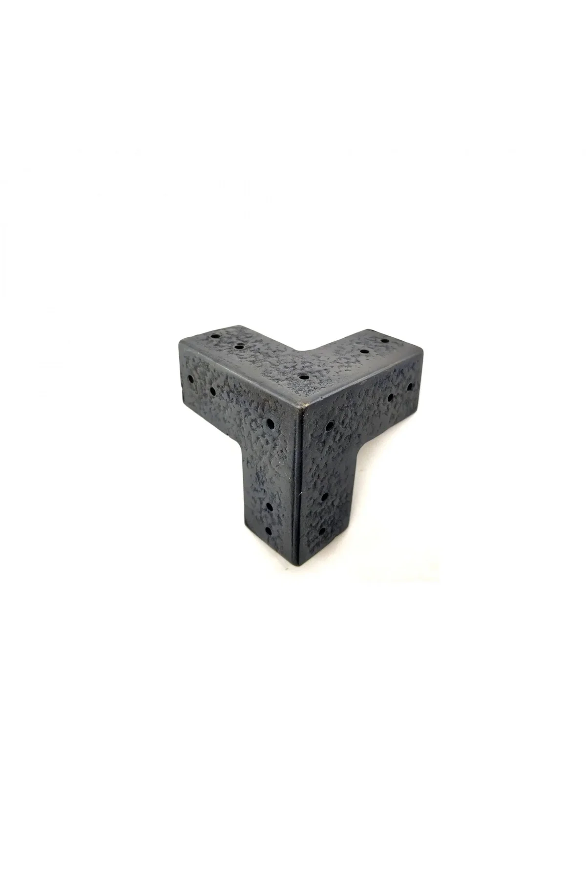 Antika Tarz Dekoratif Pirinç Köşe Gönye - 68x68 mm, Oksit