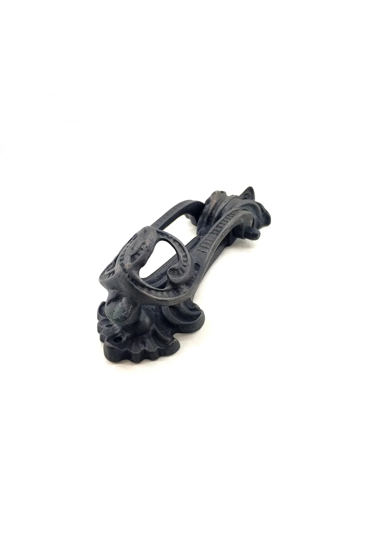 Antika Tarz Dekoratif Pirinç Doğa Kapı Tokmağı, Taktak - 205X73 Mm, Oksit Antika Tarz Dekoratif Pirinç Doğa Kapı Tokmağı, Taktak - 205X73 Mm, Oksit