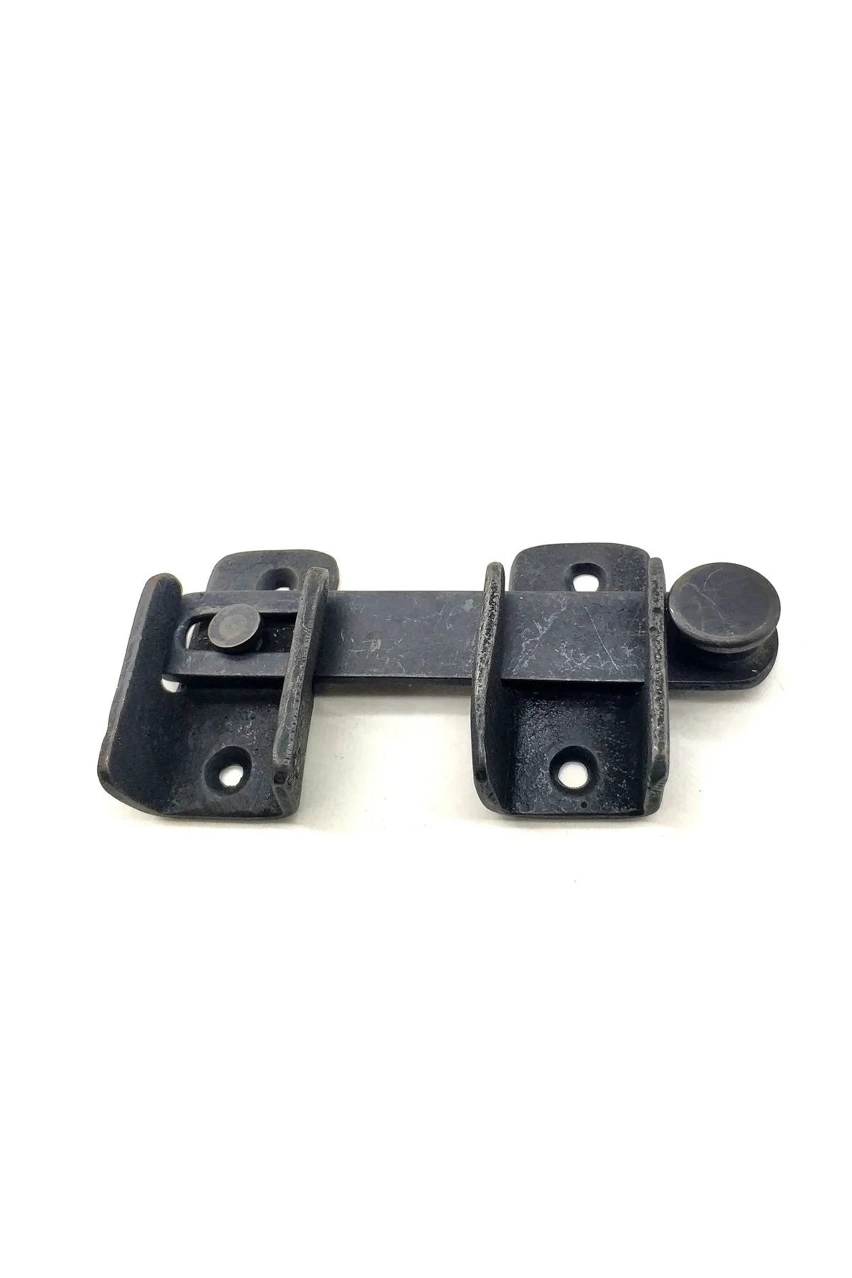 Antika Tarz Dekoratif Pirinç Kapı Mandalı - 57x115 Mm, Oksit