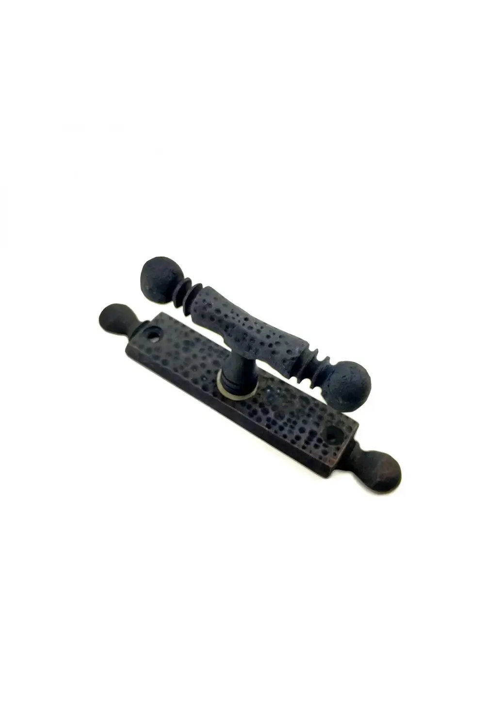 Antika Tarz Dekoratif Pirinç Misket Pencere Kolu - 165x32 Mm, Oks