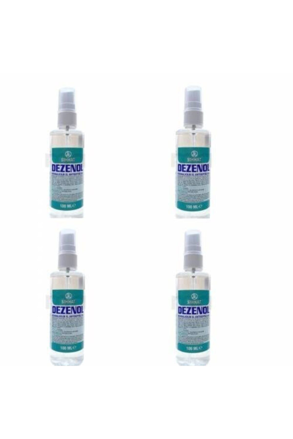 Dezenol Antiseptik Solüsyon Spreyi El Ve Cilt Dezenfektani 4 Ad. X 100 Ml