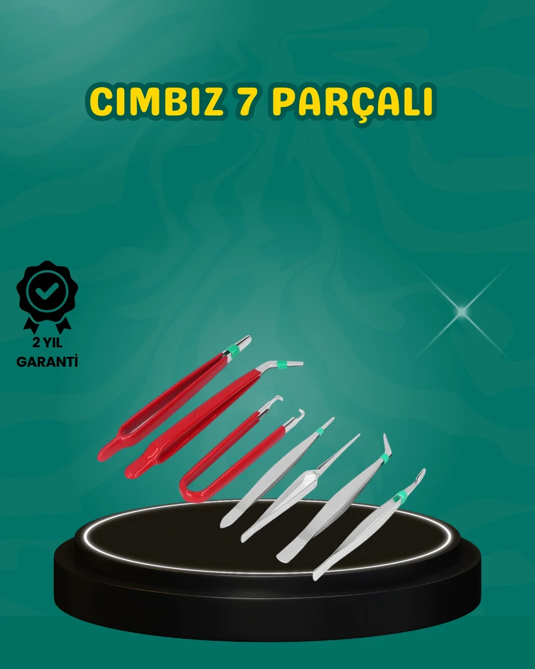 Antistatik 7’li Hassas Cımbız Takımı Manyetik Olmayan Uçlu Fiyatı, Yorumları ve Özellikleri
