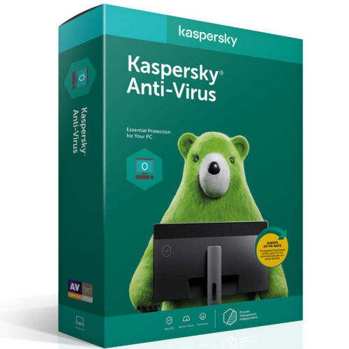 Kaspersky Antivirus 3 Kullanıcı, 1 Yil, Kutulu Ürün