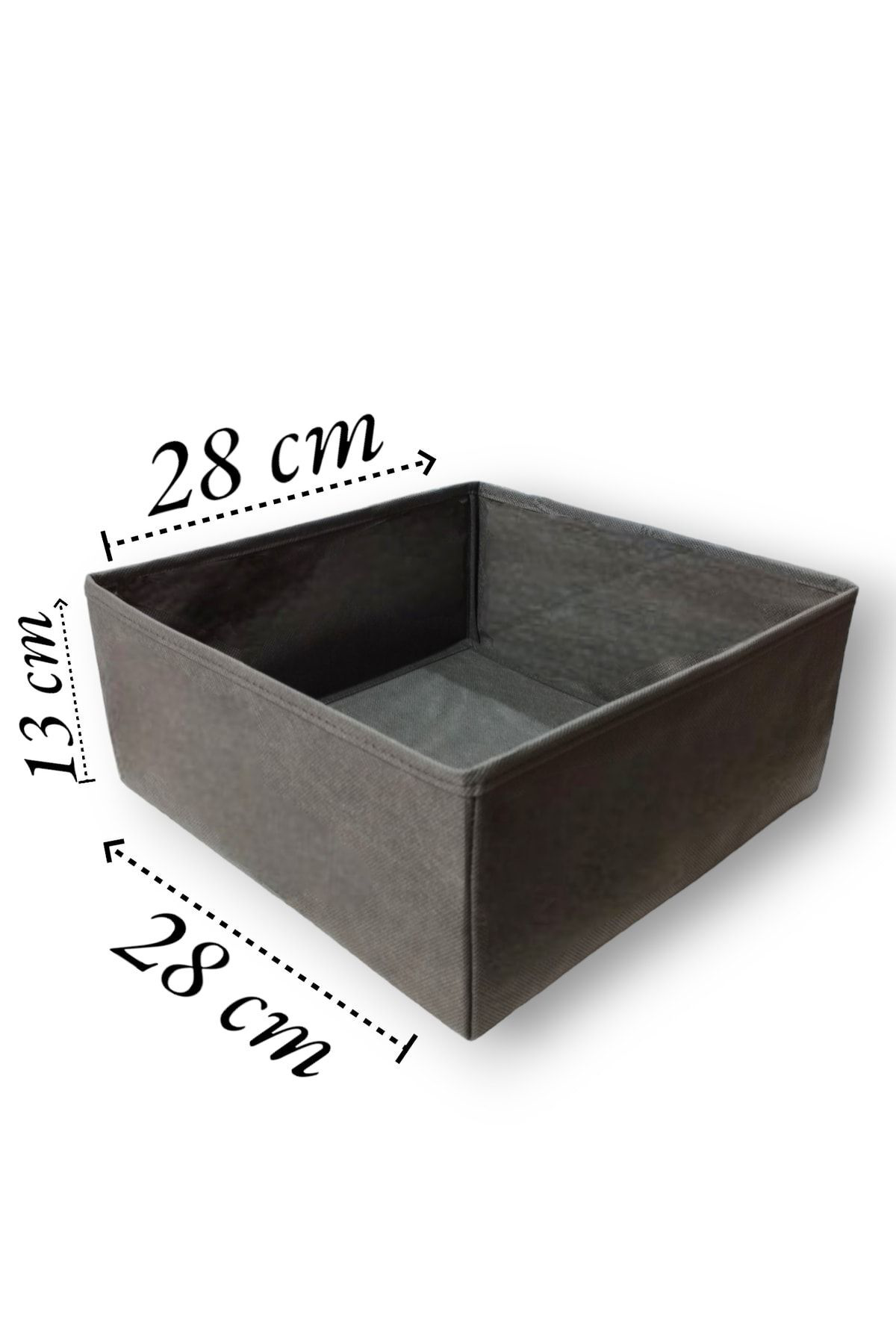 Antrasit 2'li Çekmece Içi Düzenleyici Organizer Set - Çok Amaçlı 