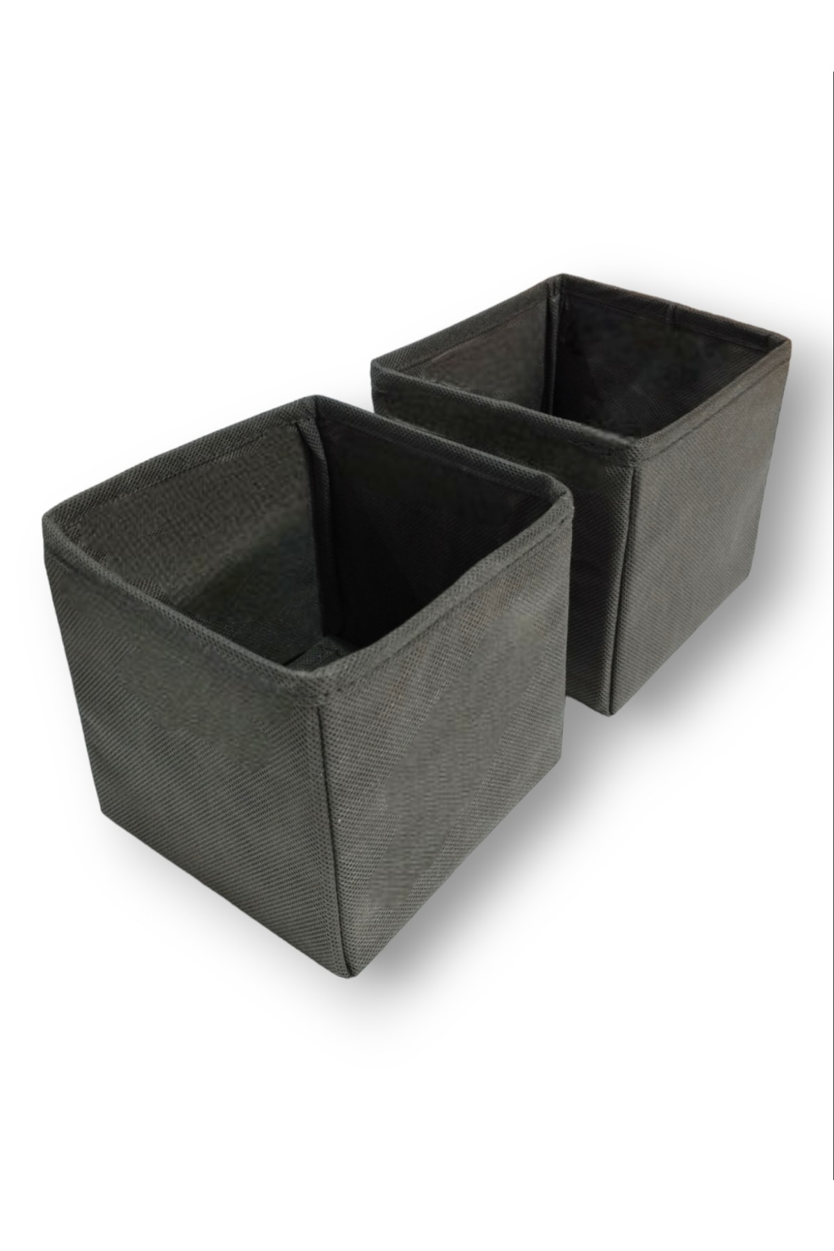 Antrasit 2'li Çekmece Içi Düzenleyici Organizer Set - Çok Amaçlı 