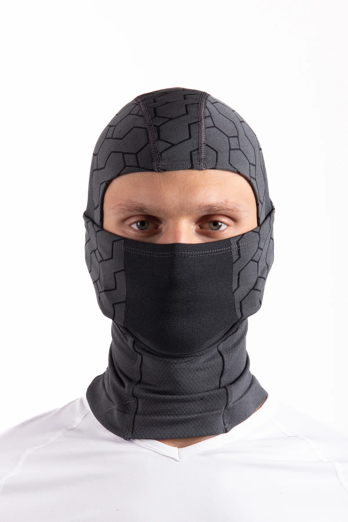 Antrasit Balaklava Termal Kar Maskesi Unisex