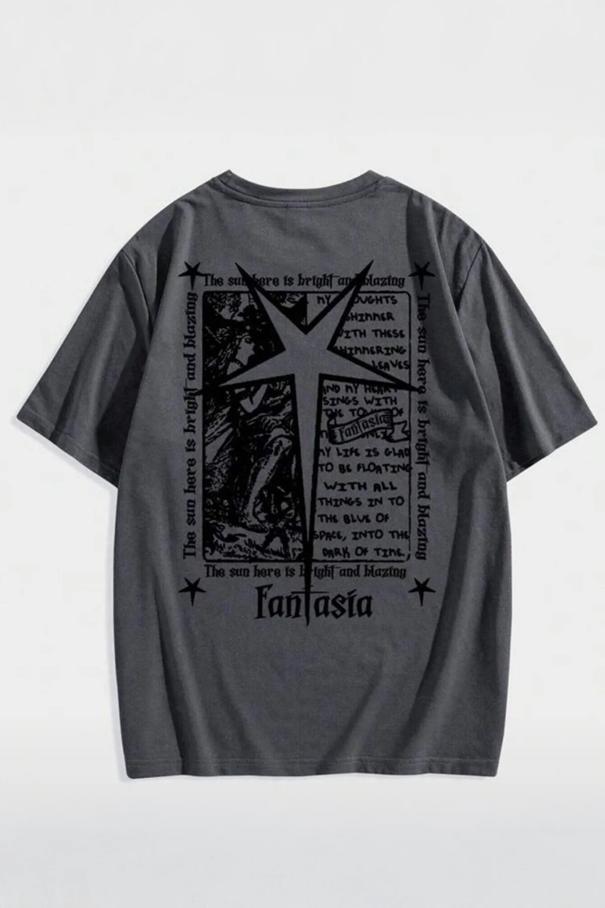 Antrasit Fantasia Grunge Y2K Unisex T-Shirt