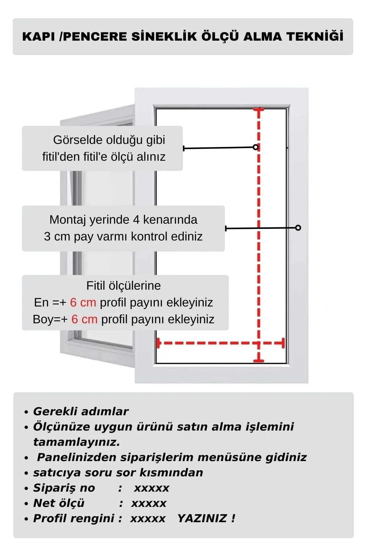 Antrasit Gri Menteşeli Pencere Sinekliği - Görsel 3