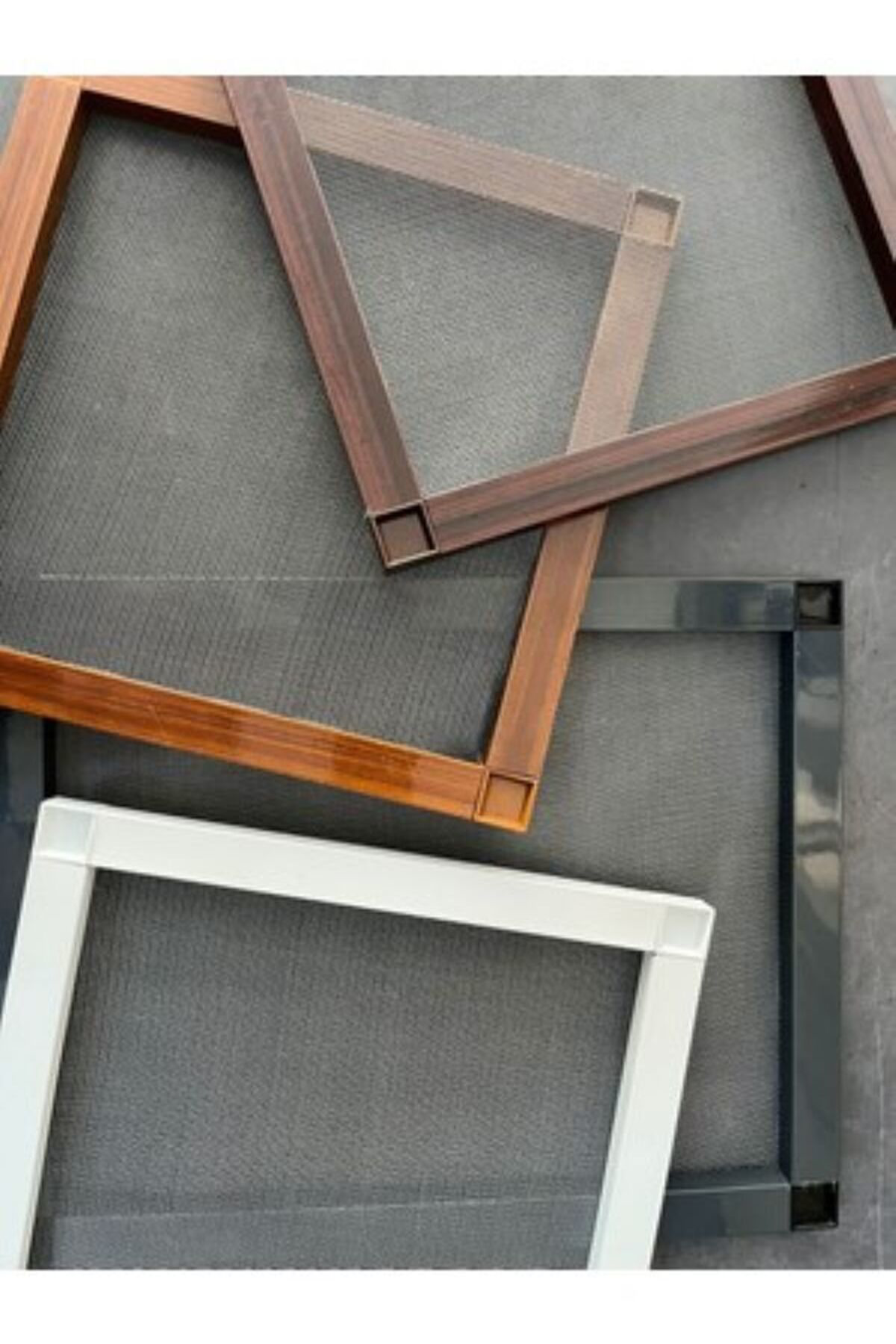 Arn Yapi Antrasit Gri Menteşeli Pencere Sinekliği