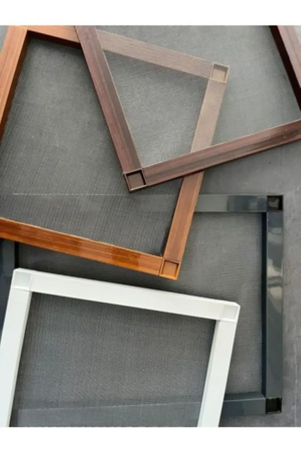 Antrasit Gri Menteşeli Pencere Sinekliği