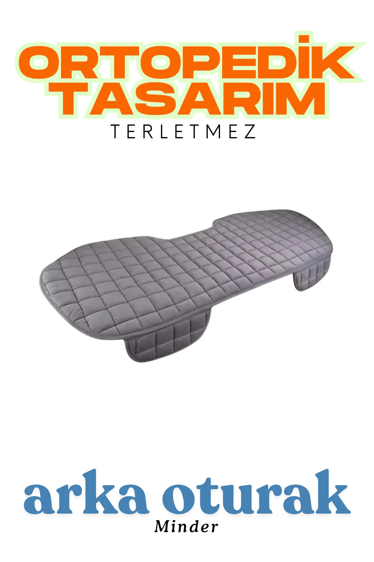 Antrasit Kadife Yüzeyli Araba Oturak Minderi – Kaymaz, Arka Koltuklara Uyumlu Fiyatı, Yorumları ve Özellikleri