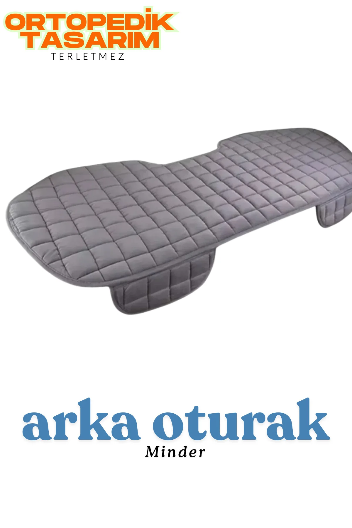 Antrasit Kadife Yüzeyli Araba Oturak Minderi – Kaymaz, Arka Koltuklara Uyumlu Fiyatı, Yorumları ve Özellikleri