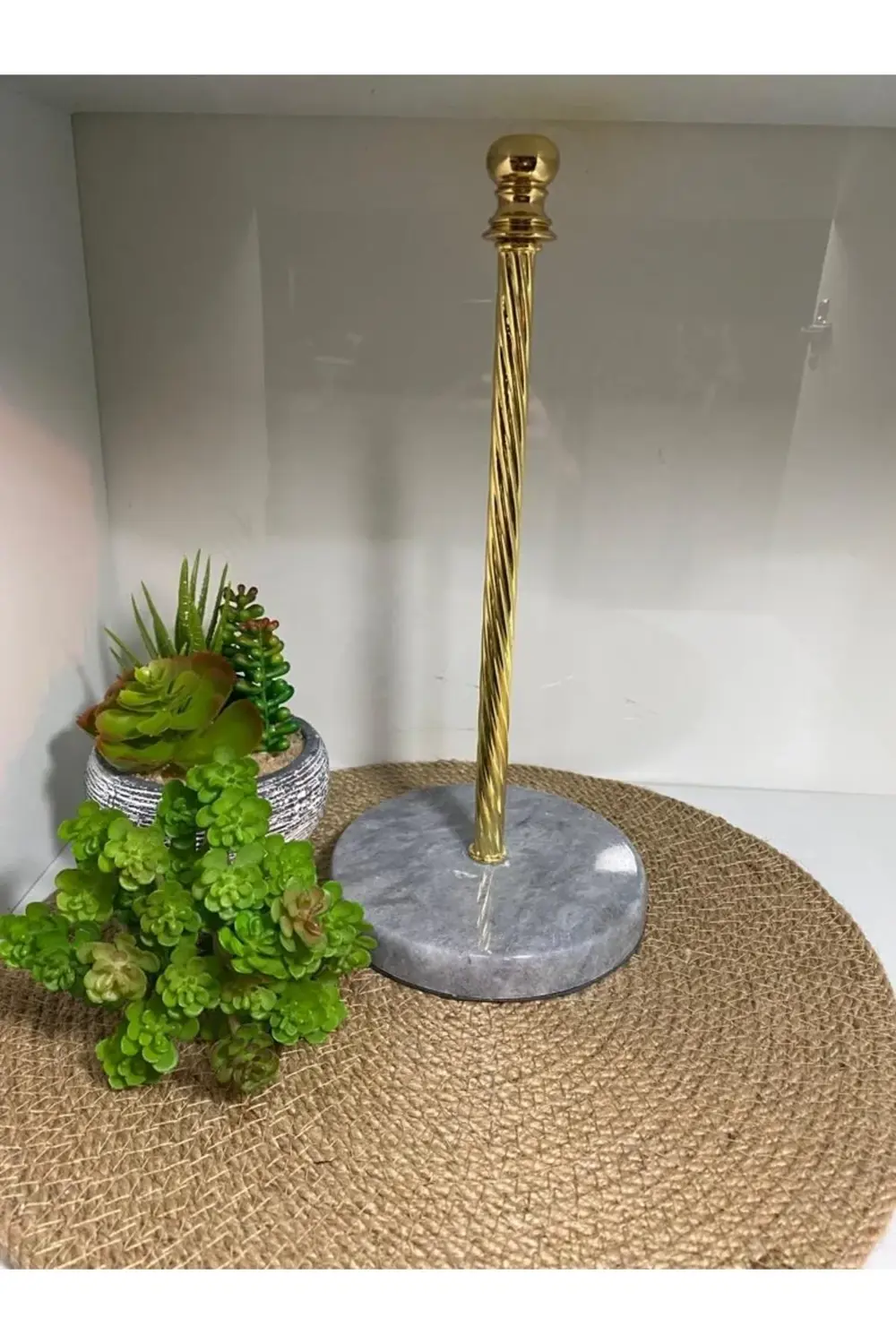 Antrasit Mermer Kağıt Havluluk - Gold