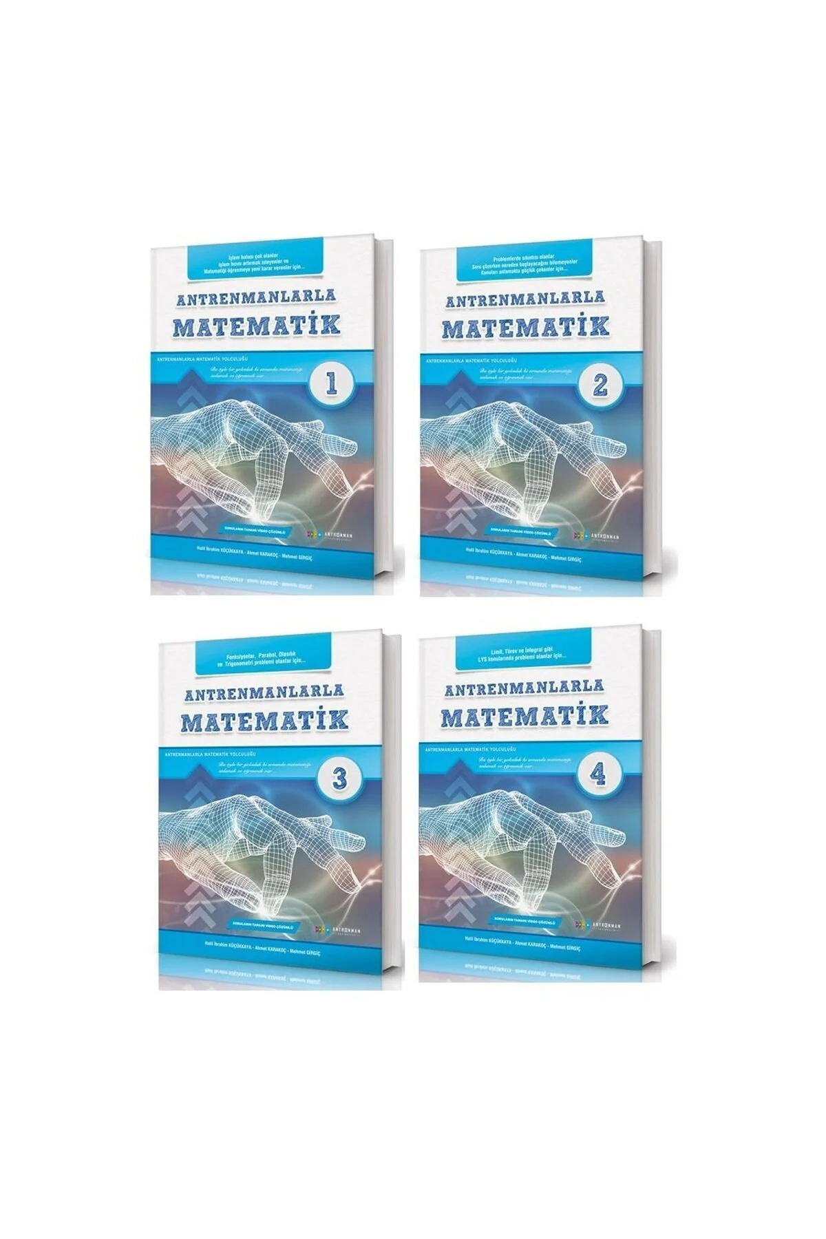 Antrenmanlarla Matematik 1-2-3-4 Set 4 Kitap Antrenman Yayınları