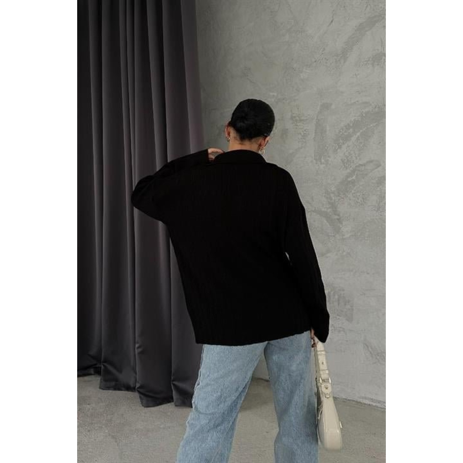 Anya Oversize Gabardin Ceket -