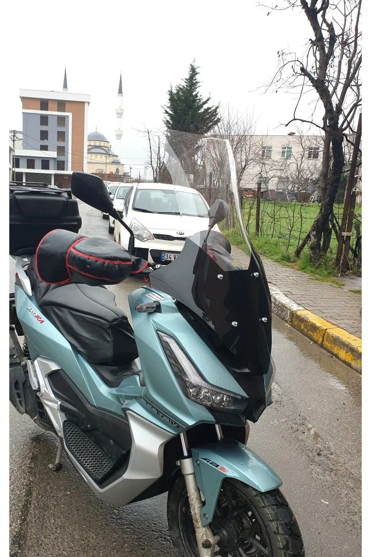 Apache Ventro 150 Ön Cam 2022-2026 Model 78cm Şeffaf Renkli 4mm U