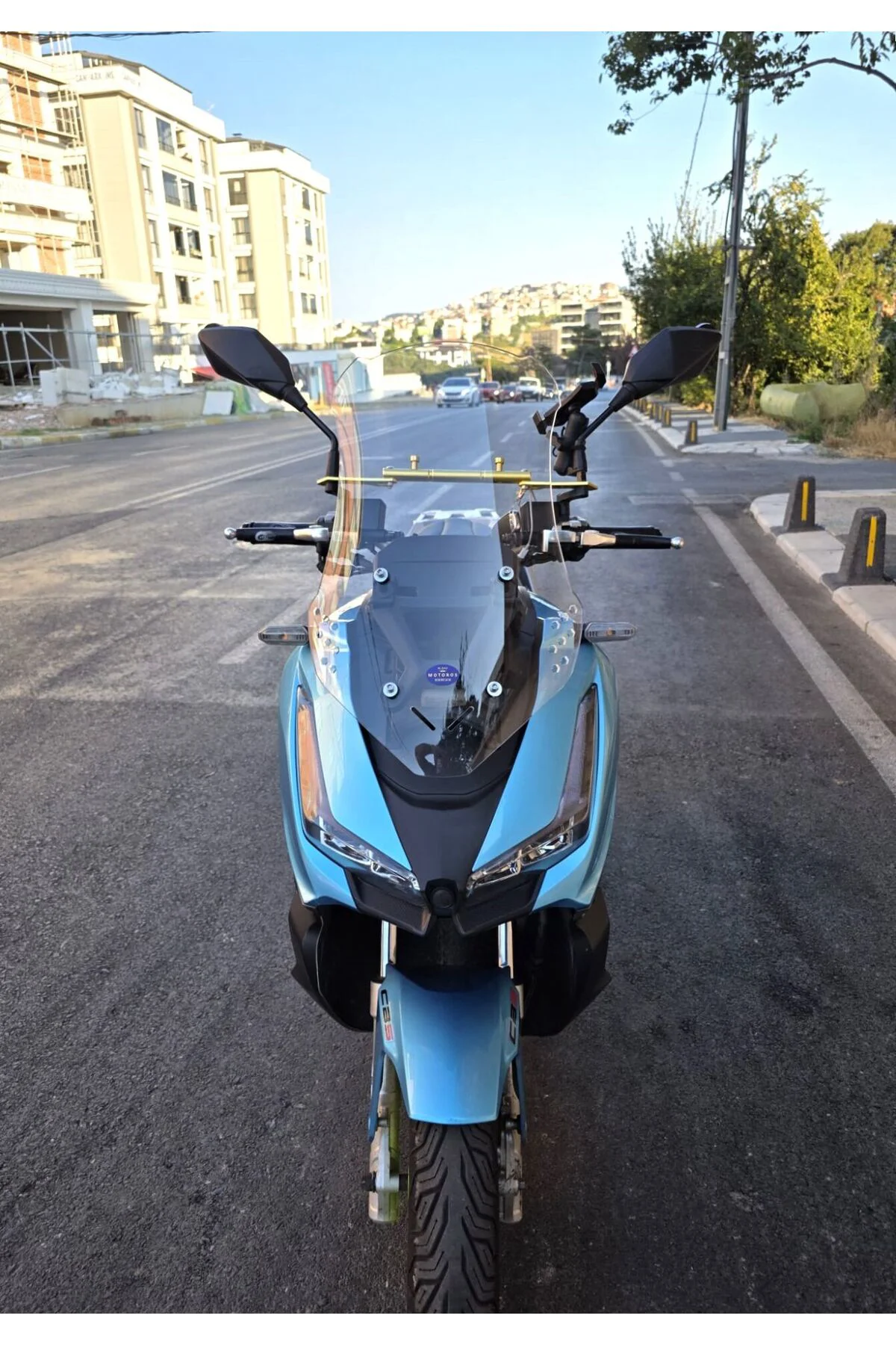 Apache Ventro 150 Ön Cam 2022-2026 Model 55cm Şeffaf Renkli 4mm K