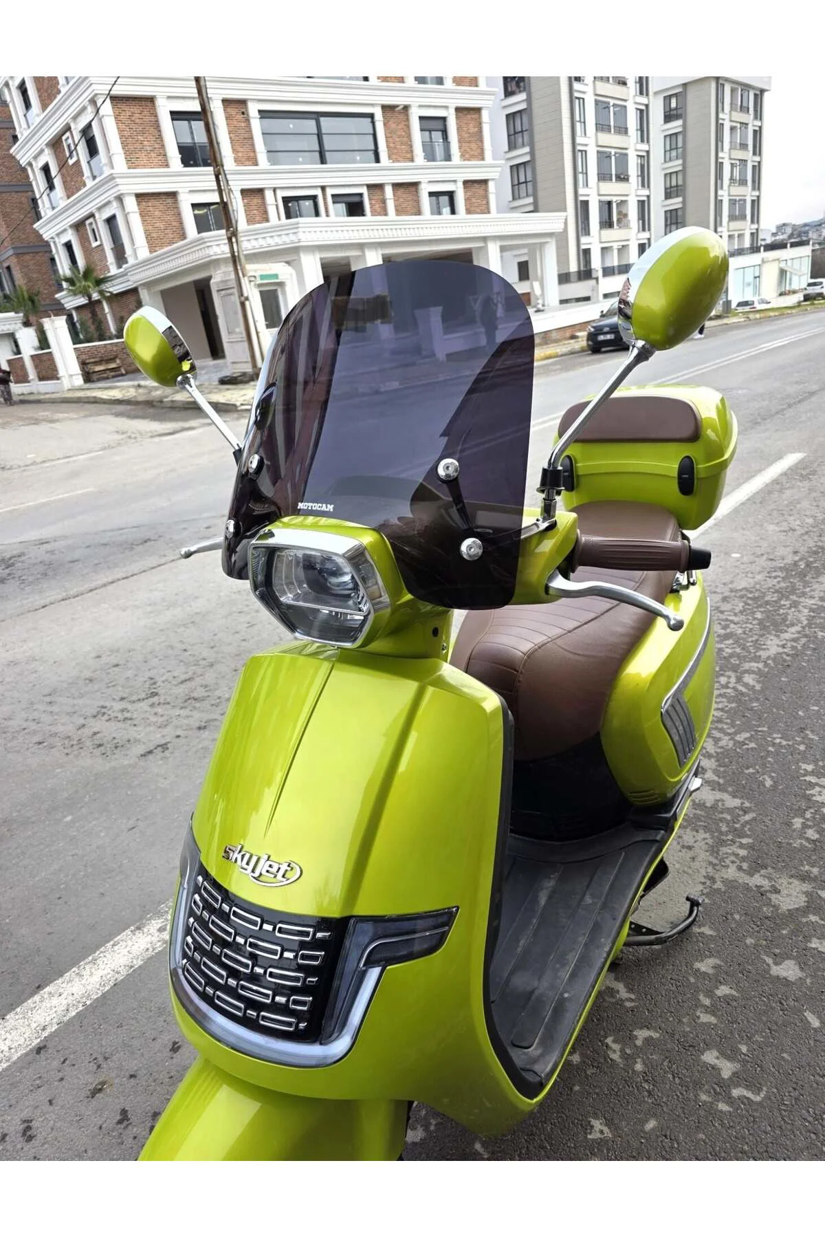 Apachi Beauty 50 Ön Cam 2024-2026 Model 38cm Siyah Renkli 4mm APA