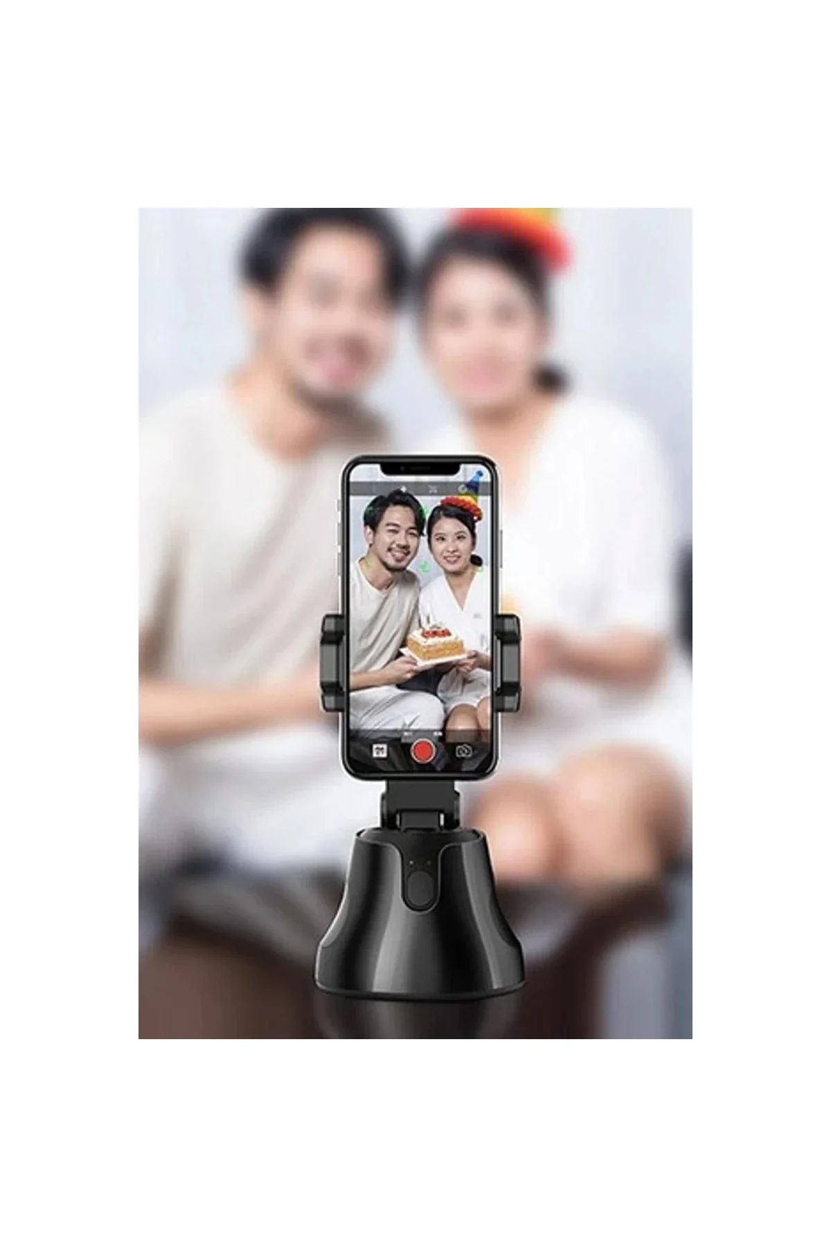 Apai Genie 360 Derece Takip Etme Özellikli Selfie Gimbal - Siyah - Görsel 3