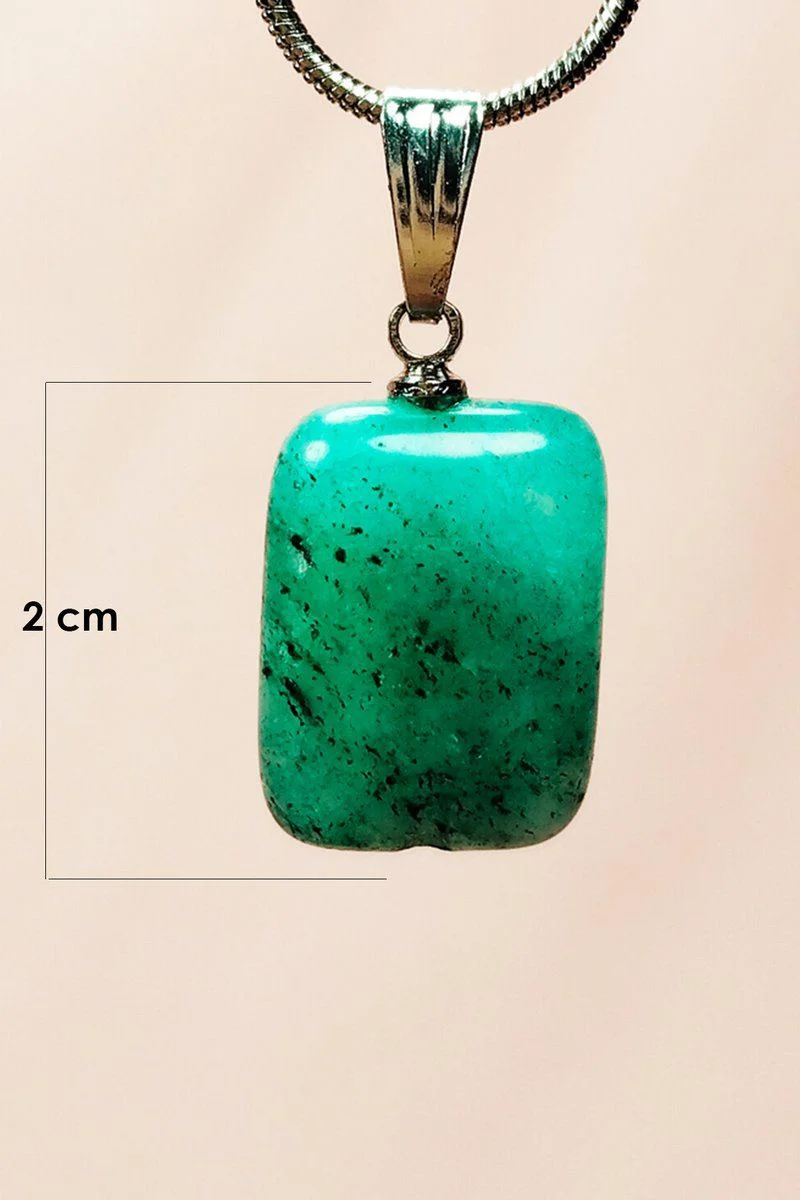 Apatit Taşlı El Yapımı Kolye – Doğa Temalı Şık Aksesuar, 2 cm Uç & 20 cm Zincir, Kutulu Fiyatı, Yorumları ve Özellikleri