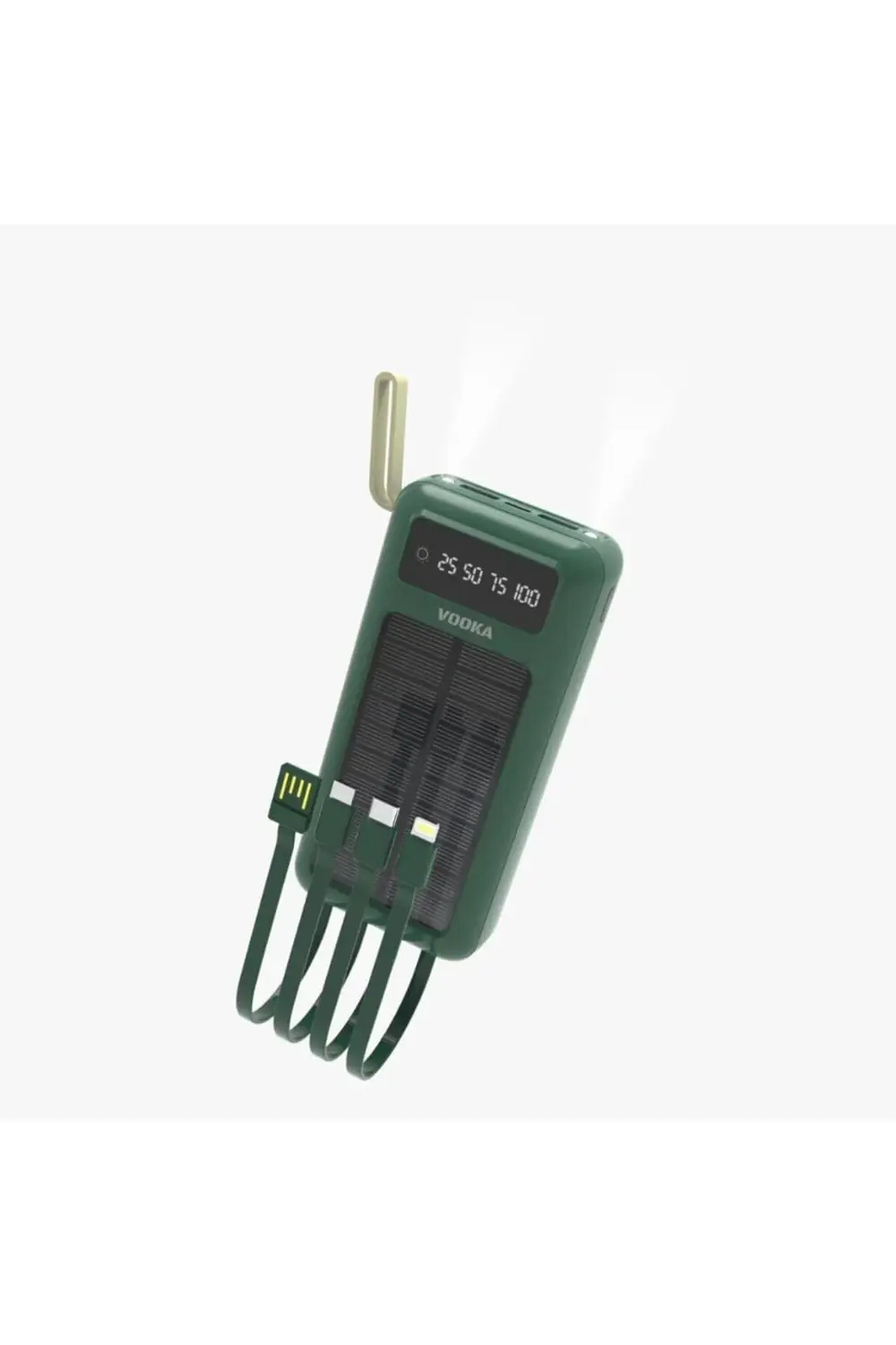 Ape Solar 10.000 Mah Güneş Enerjili Led Işıklı Powerbank Şarj Ale
