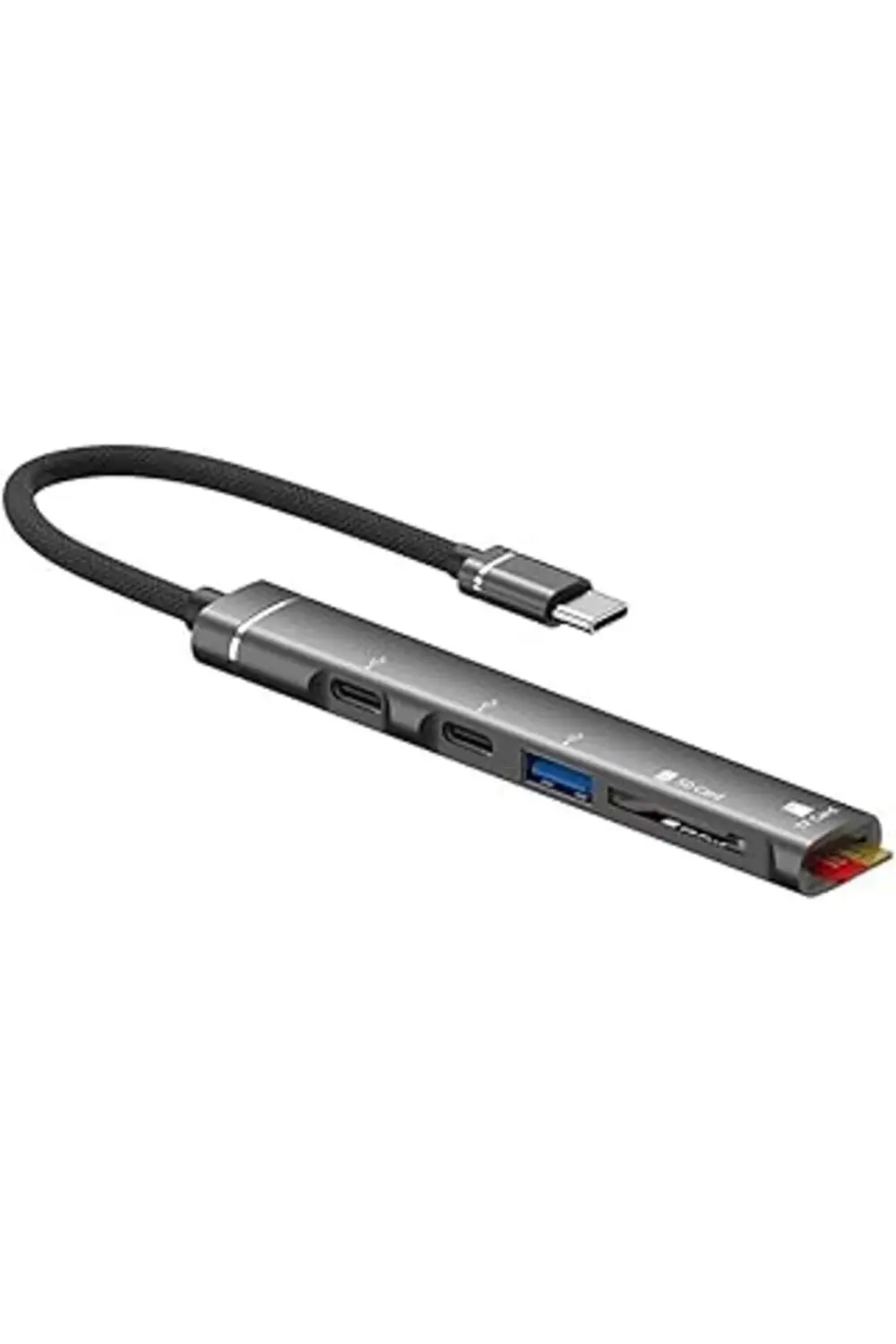 Apera Nr44 5in1 Iphone Uyumlu Hızlı Şarj Al Type-c Hub Dock Usb 3