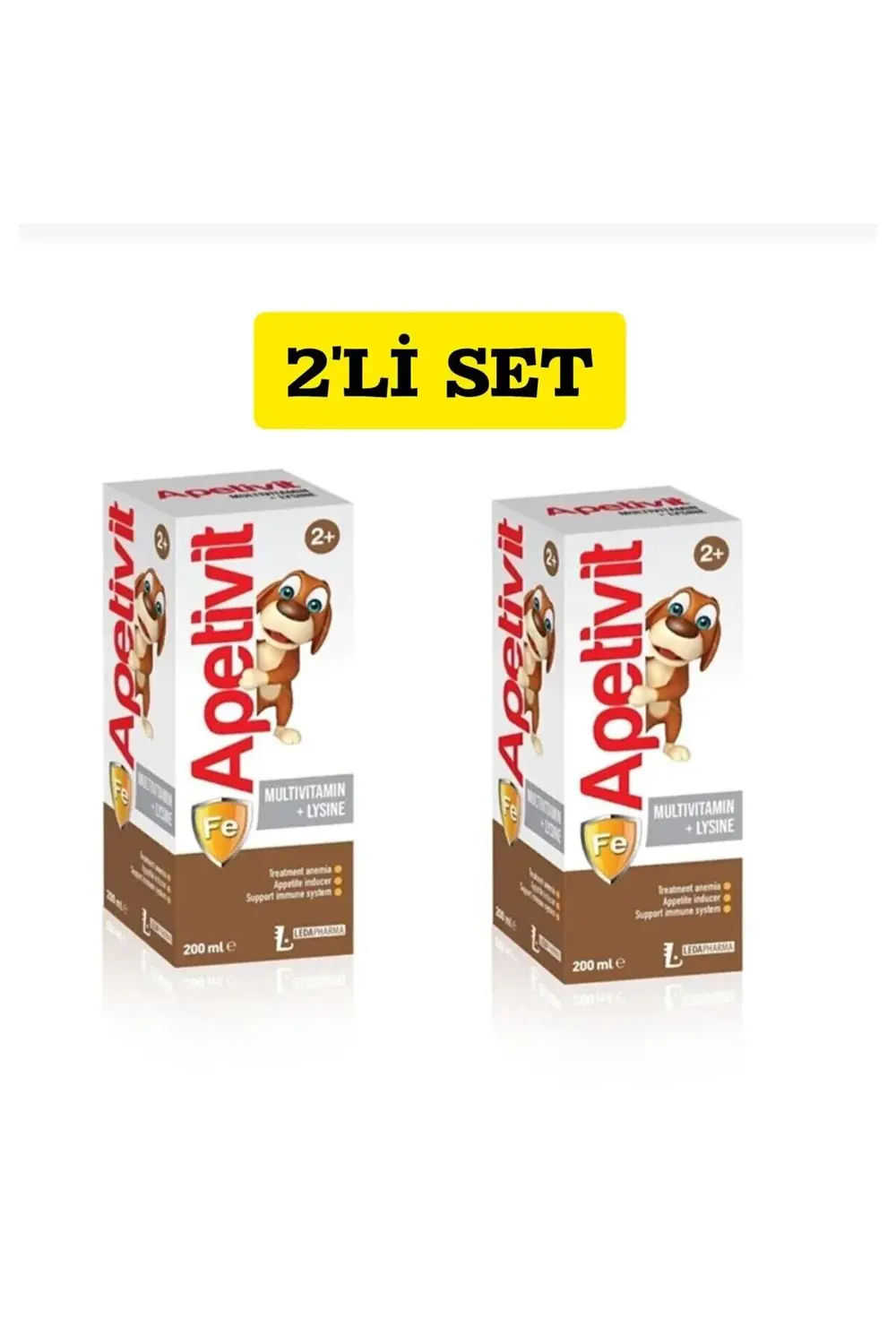 Apetivit Multivitamin 200ml X 2 Adet
