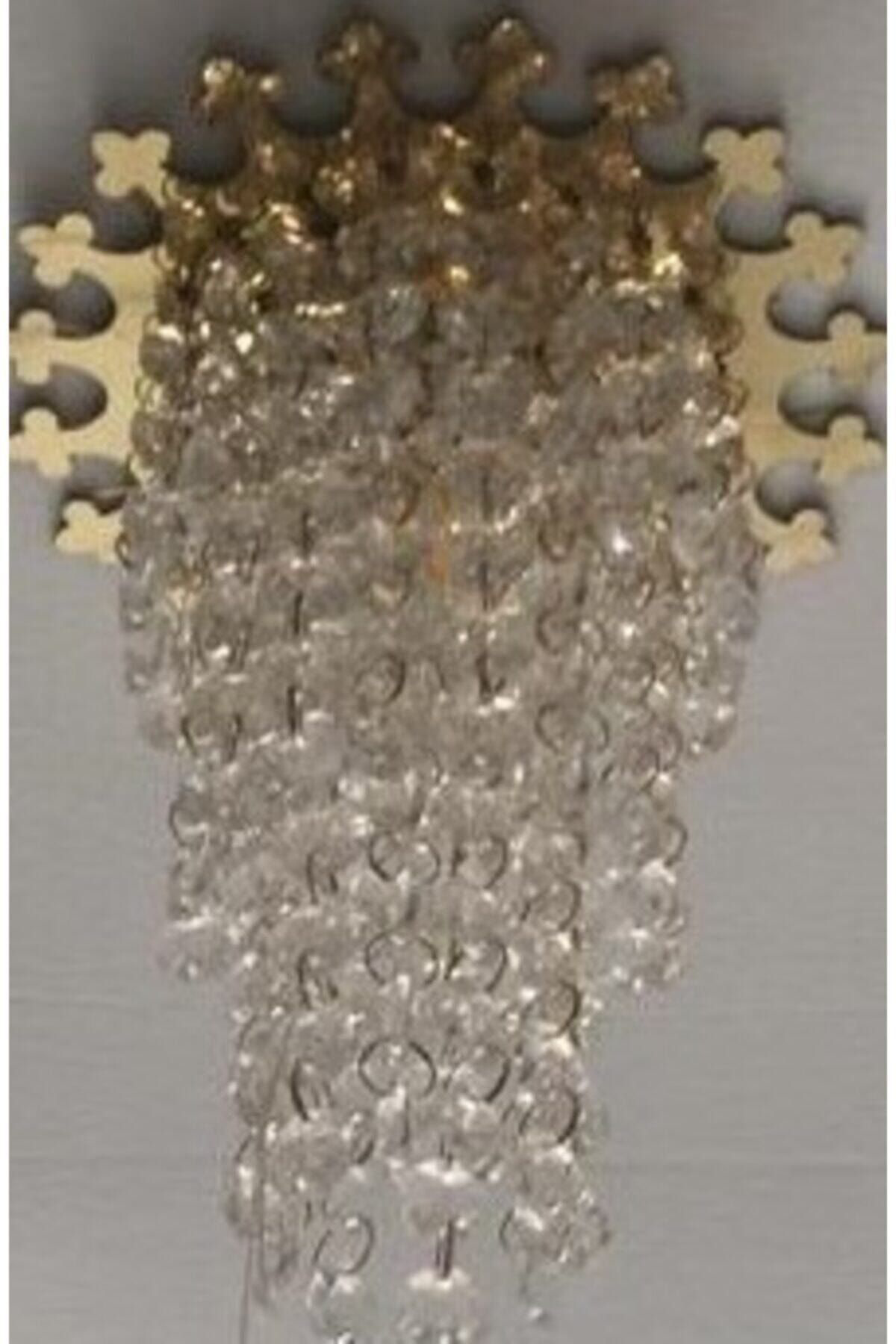 Apex Avize Apex Ağaç Tasarım Spot Kristal Taşlı