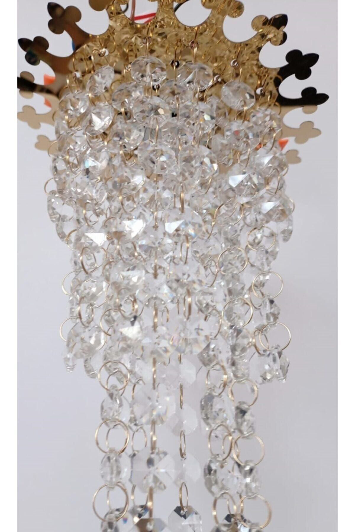 Apex Avize Apex Ağaç Tasarım Spot Kristal Taşlı