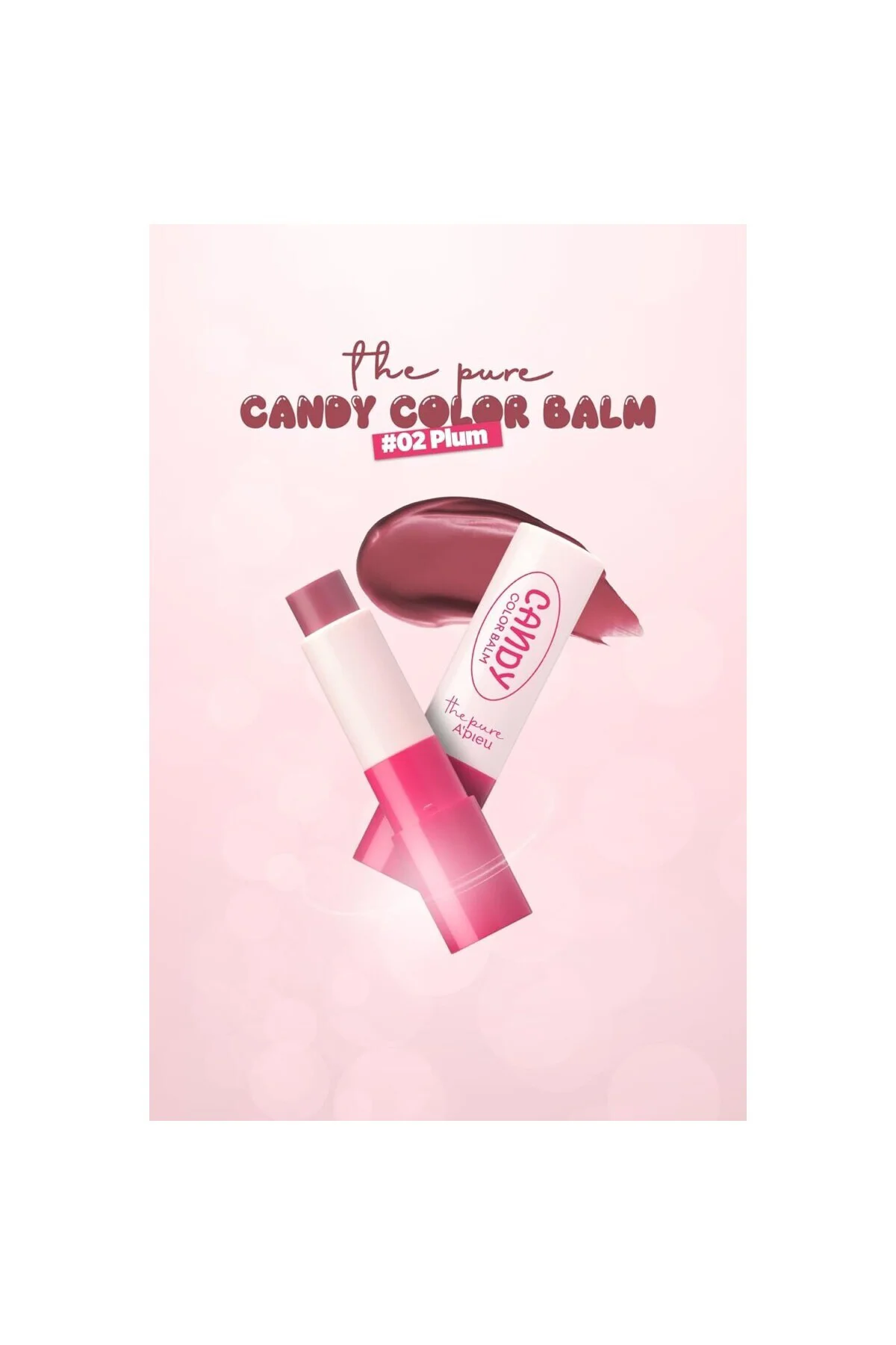 A'pieu The Pure Candy Color Balm Dudak Balmı No.02 Plum, 111592