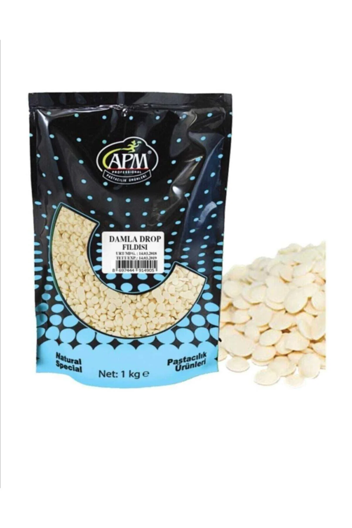 APMDamla Drop Fildişi Çikolata 1 kg