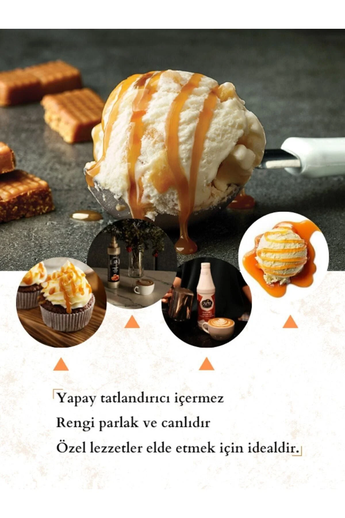 APMKaramel Aromalı Topping Sos 1kg
