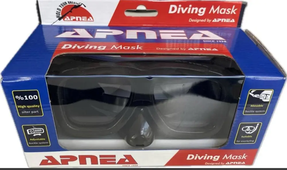 Apnea amatör maske siyah