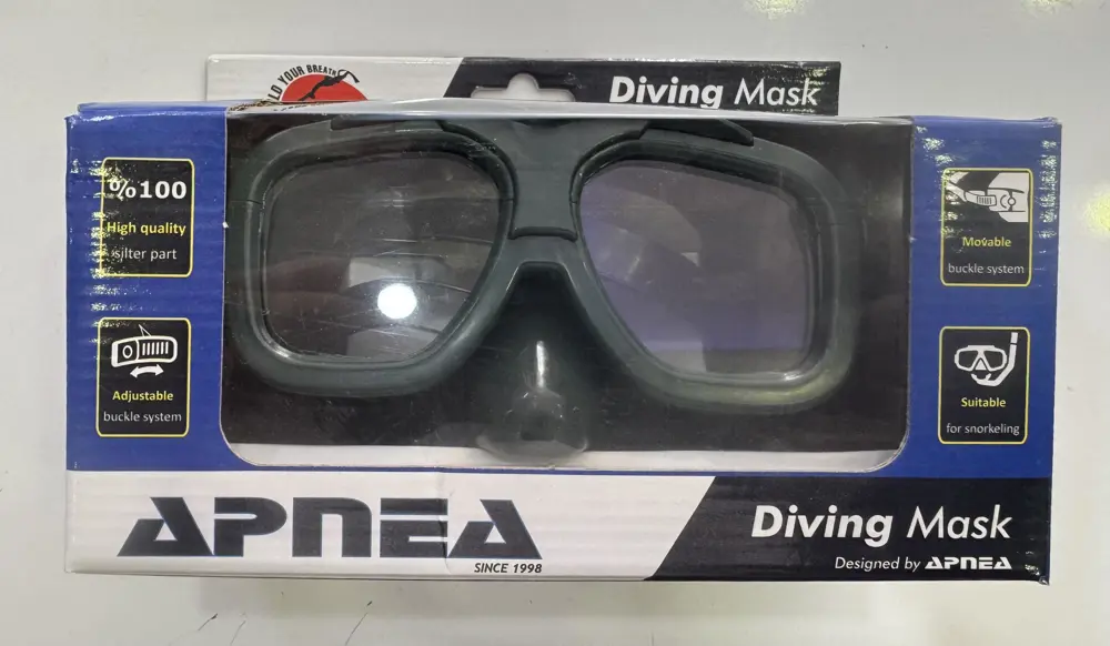 Apnea amatör maske yeşil