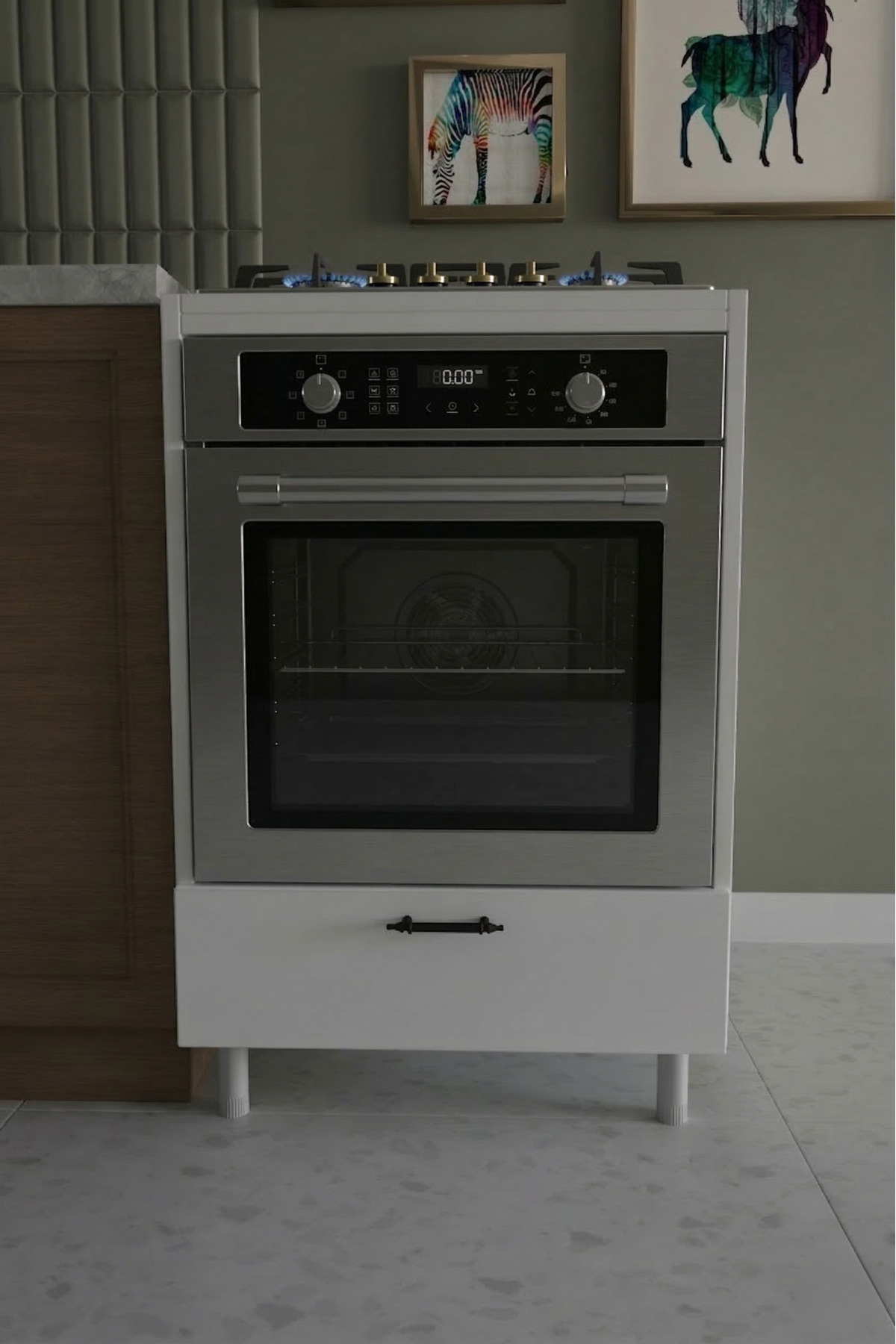 Apollo Ankastre Mutfak Dolabı Kapaklı Tüm Modellere Uygun