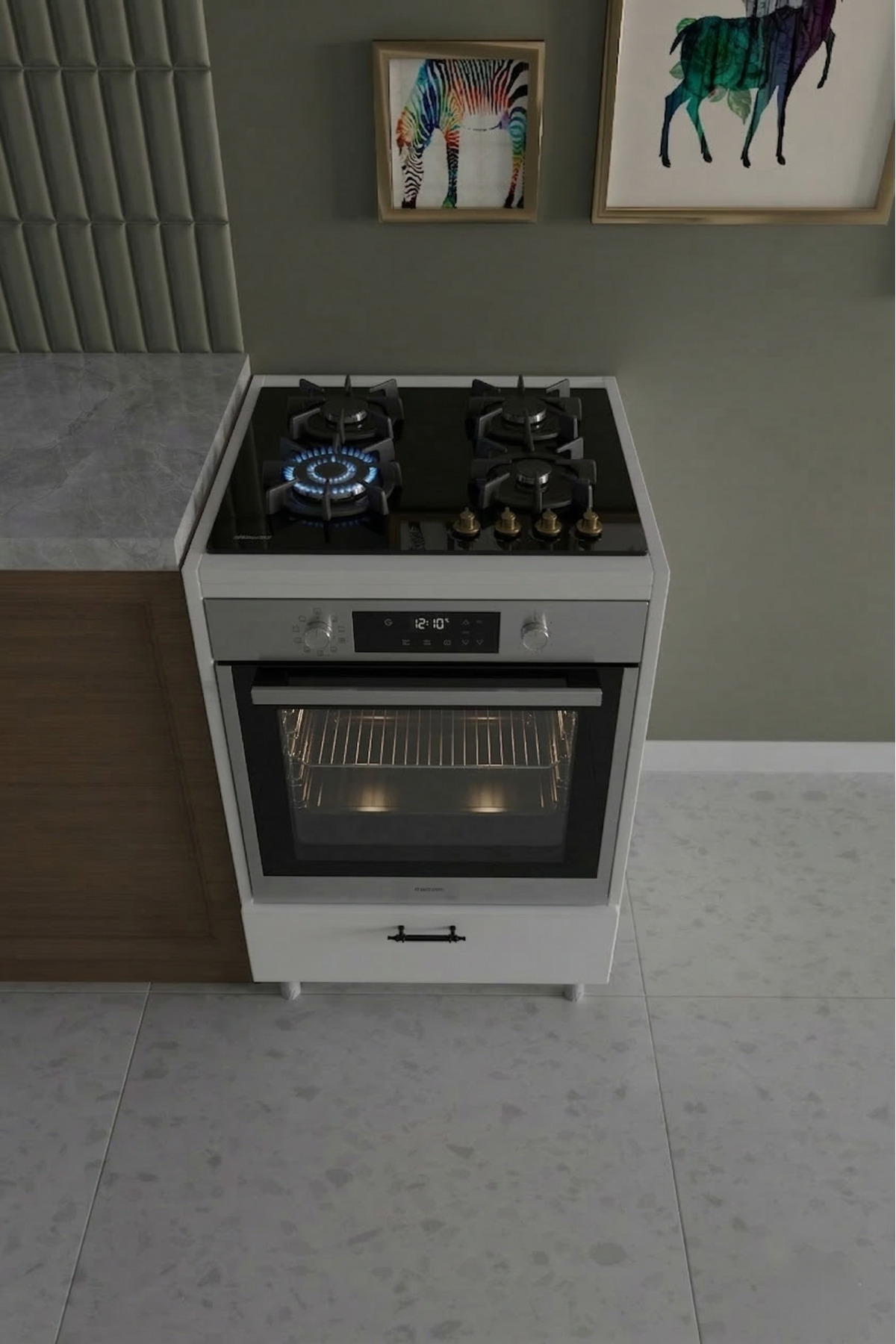 Apollo Ankastre Mutfak Dolabı Kapaklı Tüm Modellere Uygun