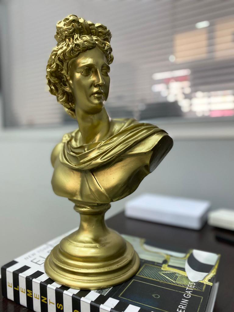Apollo Büst Büyük Boy Heykel