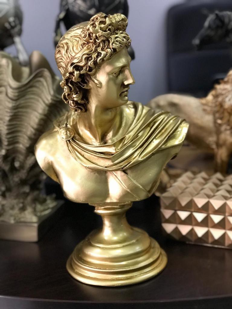 Apollo Büst Büyük Boy Heykel